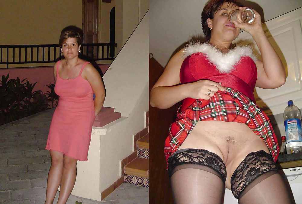 Dressed undressed mature and young wives - panties down #34503583