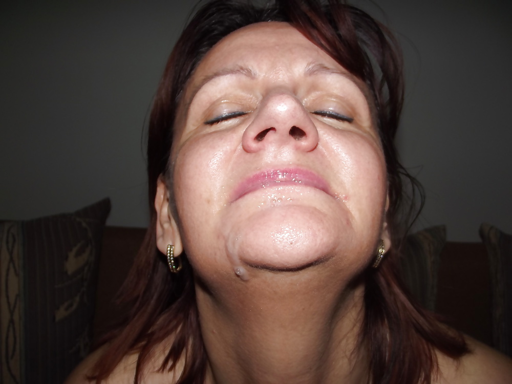 Homemade photoshooting ends with a facial #28150674