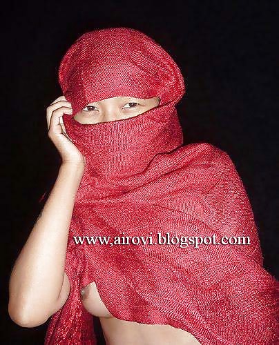 Jilbab - Tudung Merah Hijab Nude #37313154