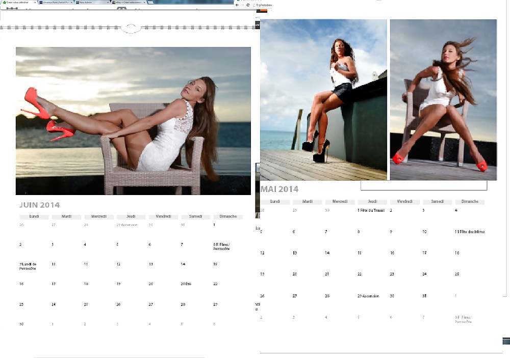 Slut sells calendar on ebay ''missgml'' upskirt pantyhose #25420830