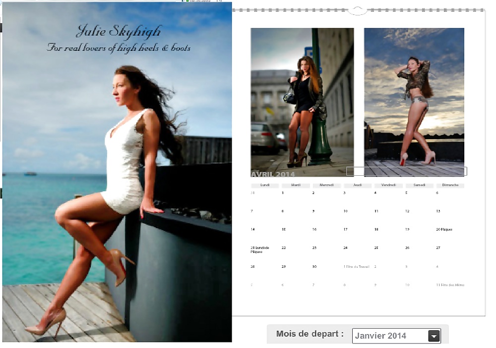 Slut sells calendar on ebay ''missgml'' upskirt pantyhose #25420844