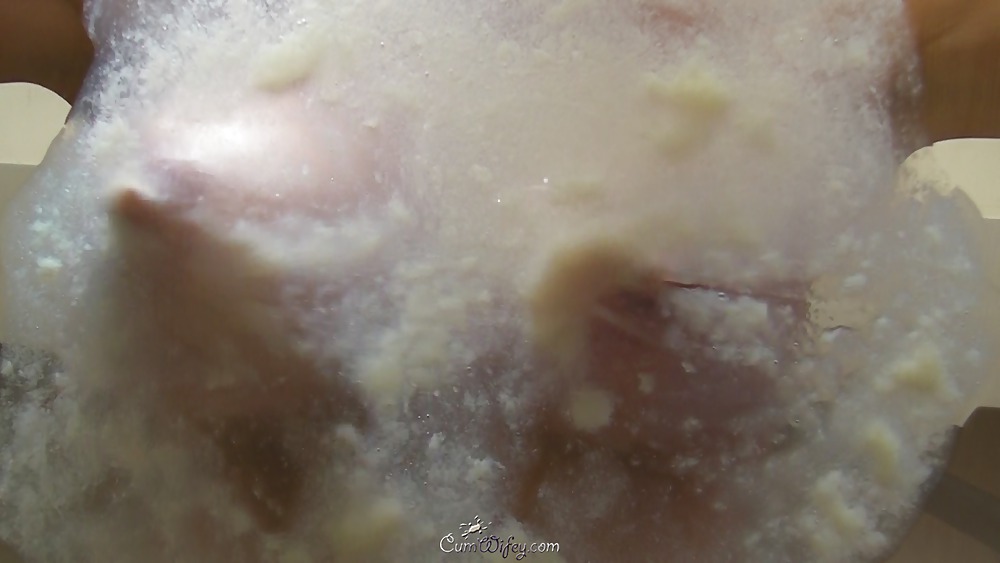 Para los fanáticos del semen 2, mesa de cristal cubierta de semen
 #23945286
