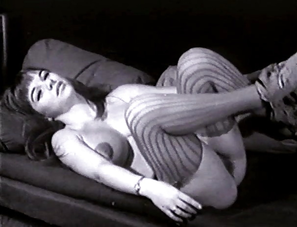 Michelle Angelo's Retro Wonderful Knockers and Hairy Pussy