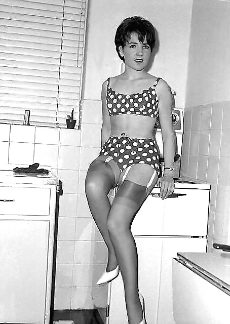 English ladies fun posing 1960s #40830920