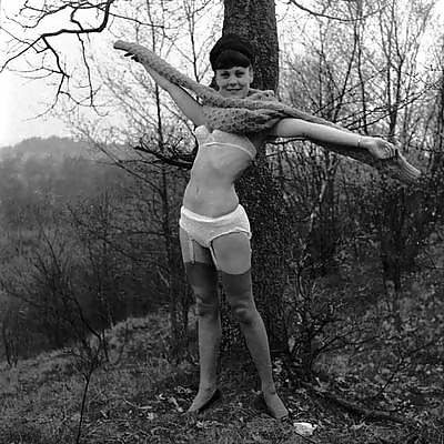 English ladies fun posing 1960s #40831042