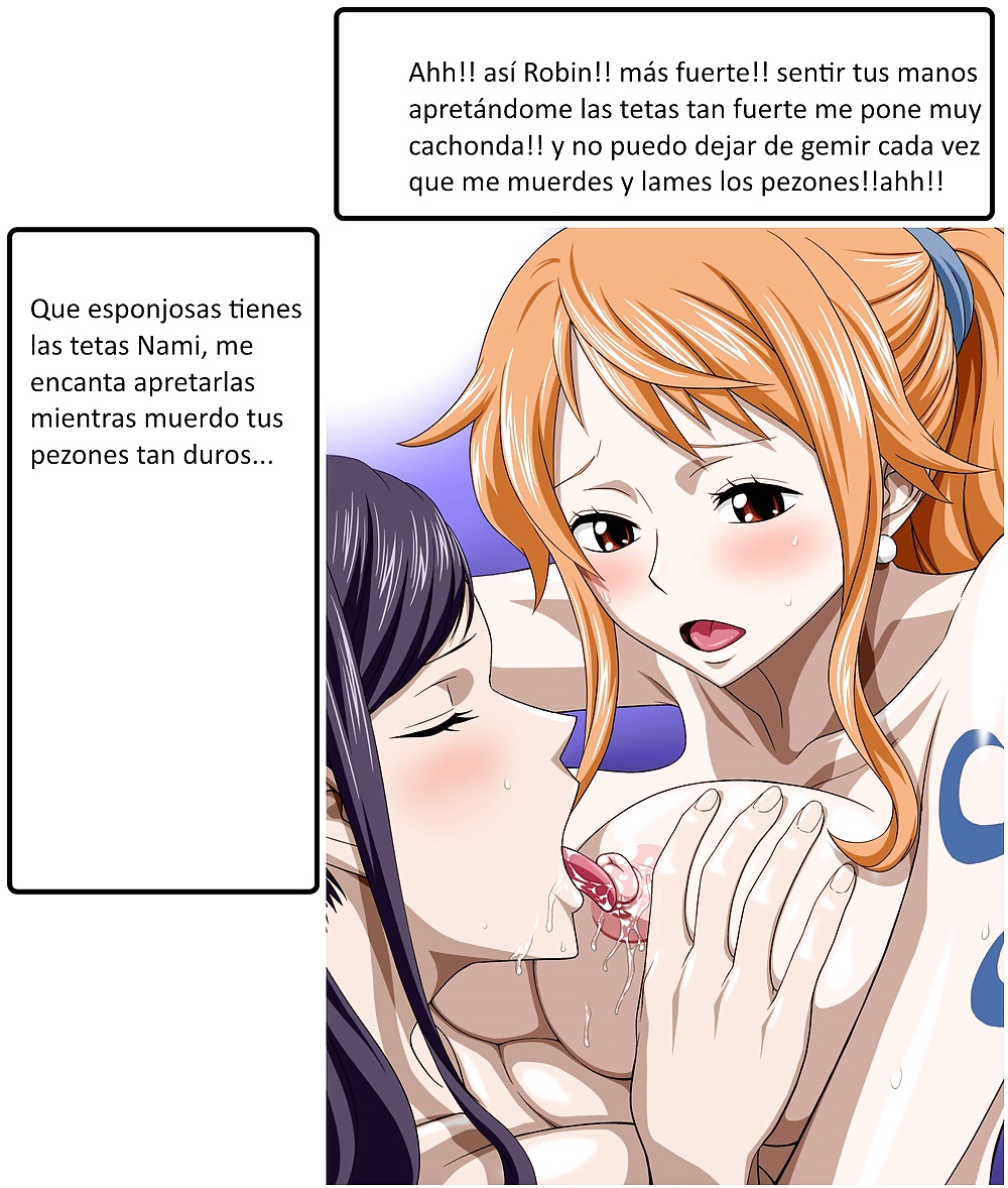 Nami & Nico Robin lesbian fun (One Piece) #30955928