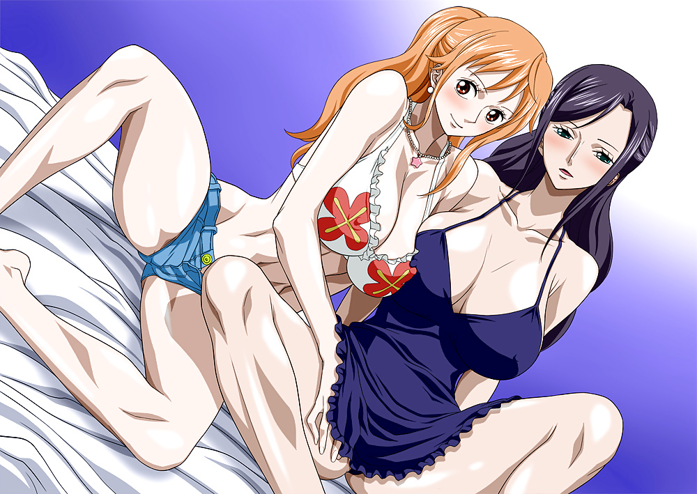 Nami & Nico Robin lesbian fun (One Piece) #30956014