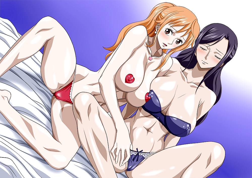 Nami & Nico Robin lesbian fun (One Piece) #30956017