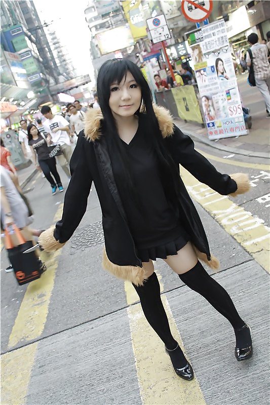 かわいい香港の10代のコスプレイヤーの自撮り
 #31461662