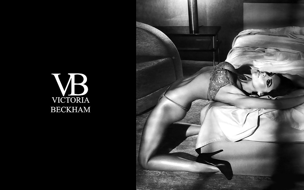 Vic Beckham in lingerie