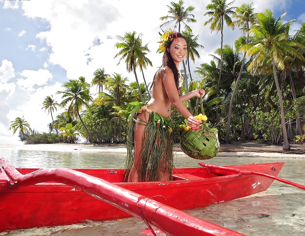 Exotic Pacific Island beauty from Polynesia #28850453