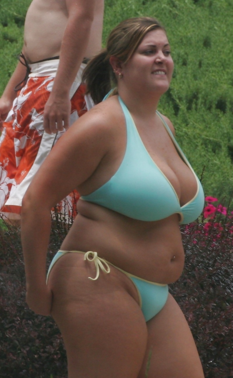 Chubby amateur in swimsuit #36045114