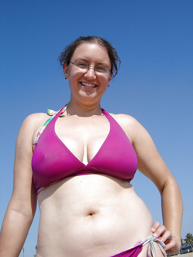 Chubby amateur in swimsuit #36045123