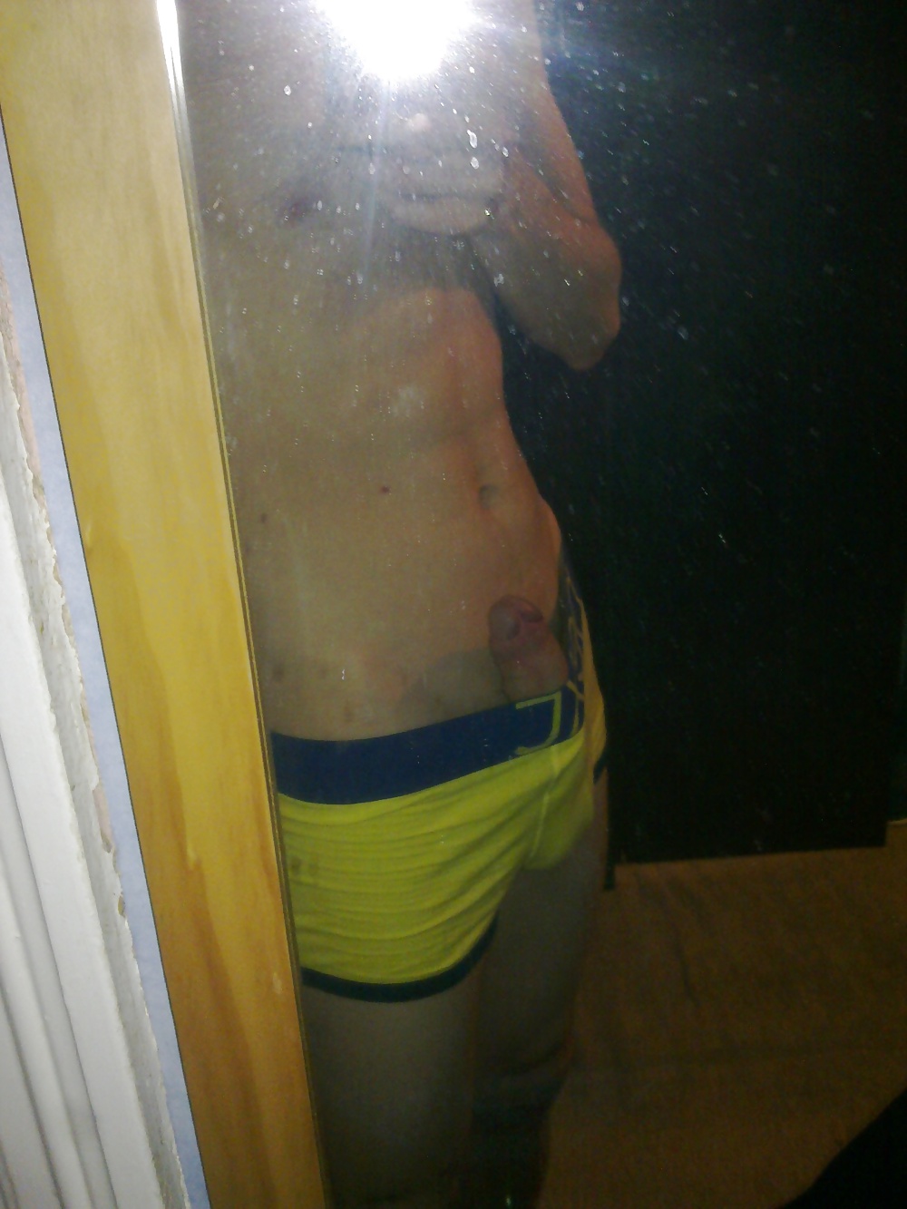 Mirror COCK Shots Yellow underwear #33967991