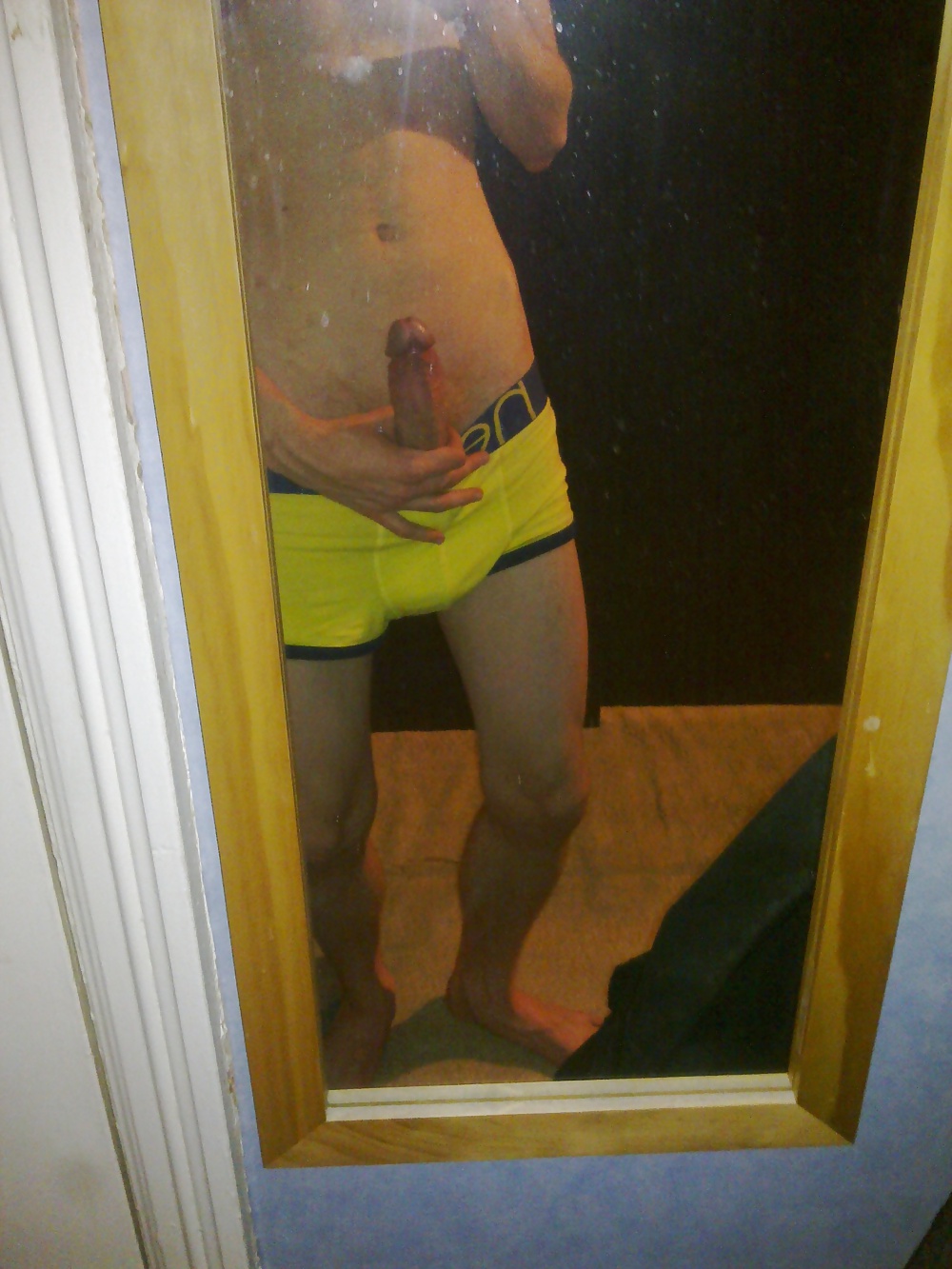 Mirror COCK Shots Yellow underwear #33967998