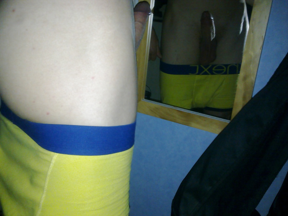 Mirror COCK Shots Yellow underwear #33968019