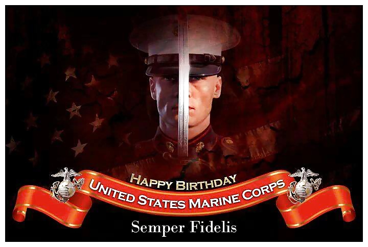 Glücklich 239. Geburtstag Marines #30381839