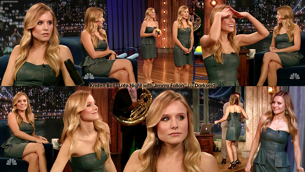 Kristen bell - guardando cazzo sexy su talk show
 #38838641