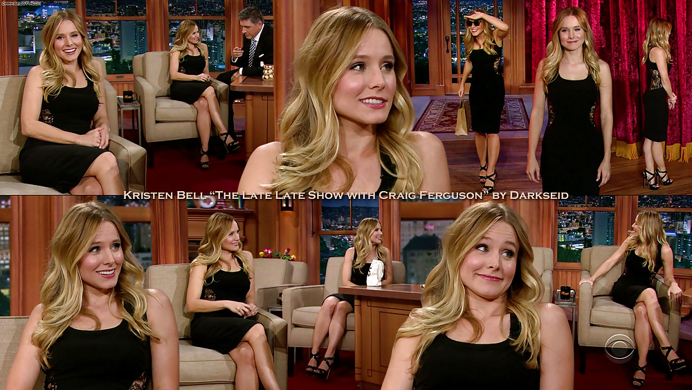 Kristen bell - guardando cazzo sexy su talk show
 #38838676