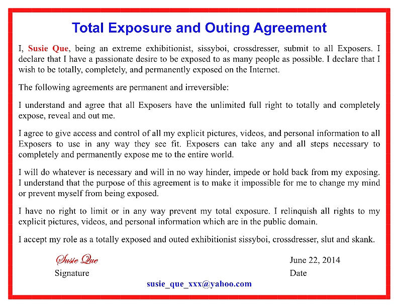 Susie que xxx: Exposure forms
 #38613006