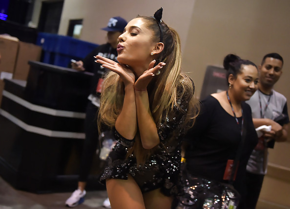 Ariana Grande backstage iHeartRadio #31162118