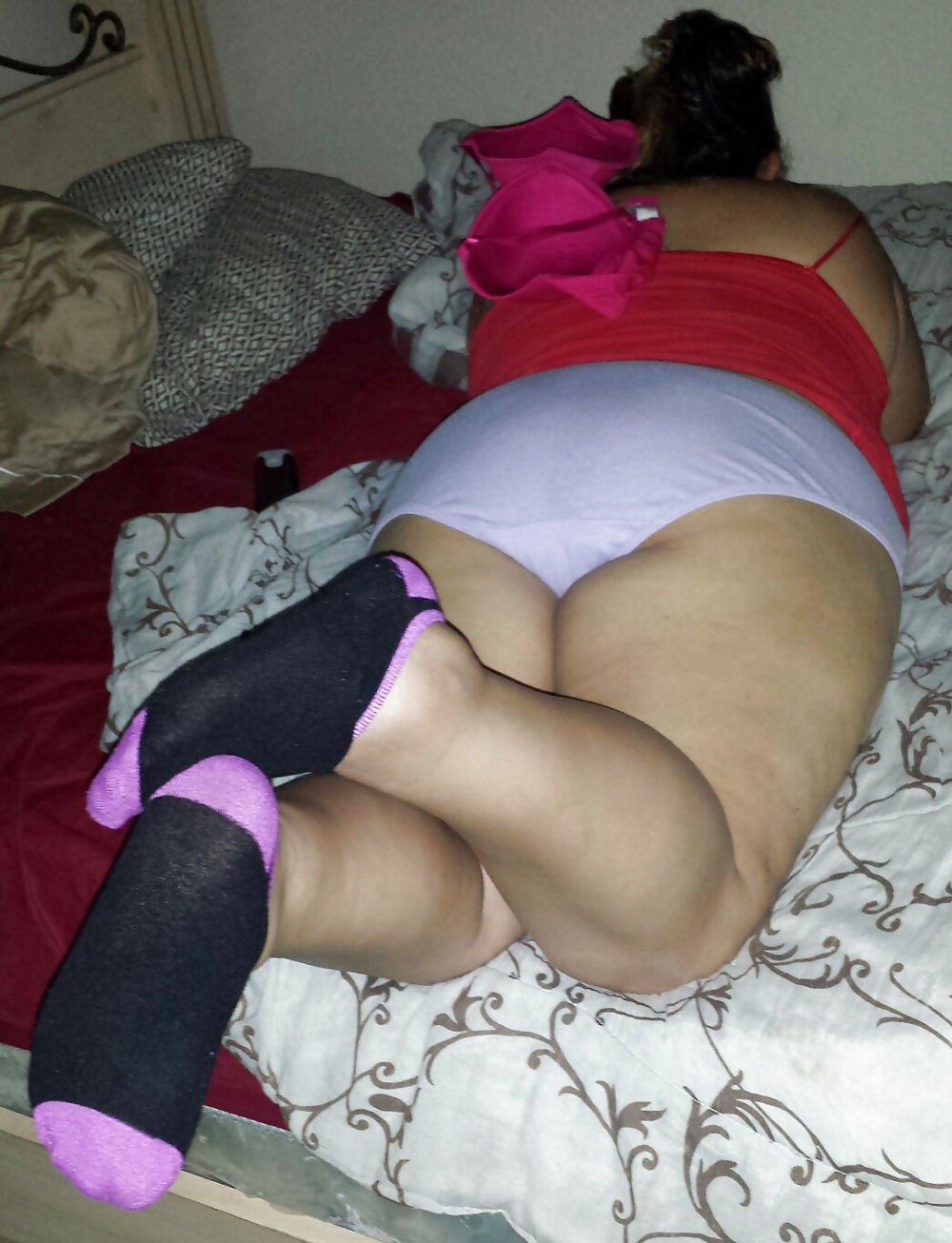 My thick bbw wife in her panties #26319003