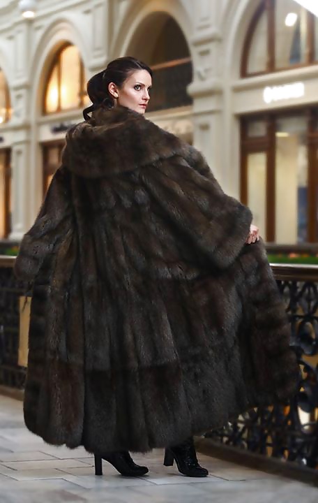 幻想的なセーブルの毛皮のコート
 #31838108