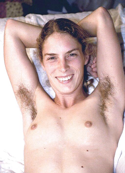 Girls with hairy, unshaven armpits Mb #36621355