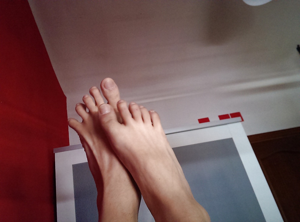 Sexy boy feet , gay foot fetish #23643963