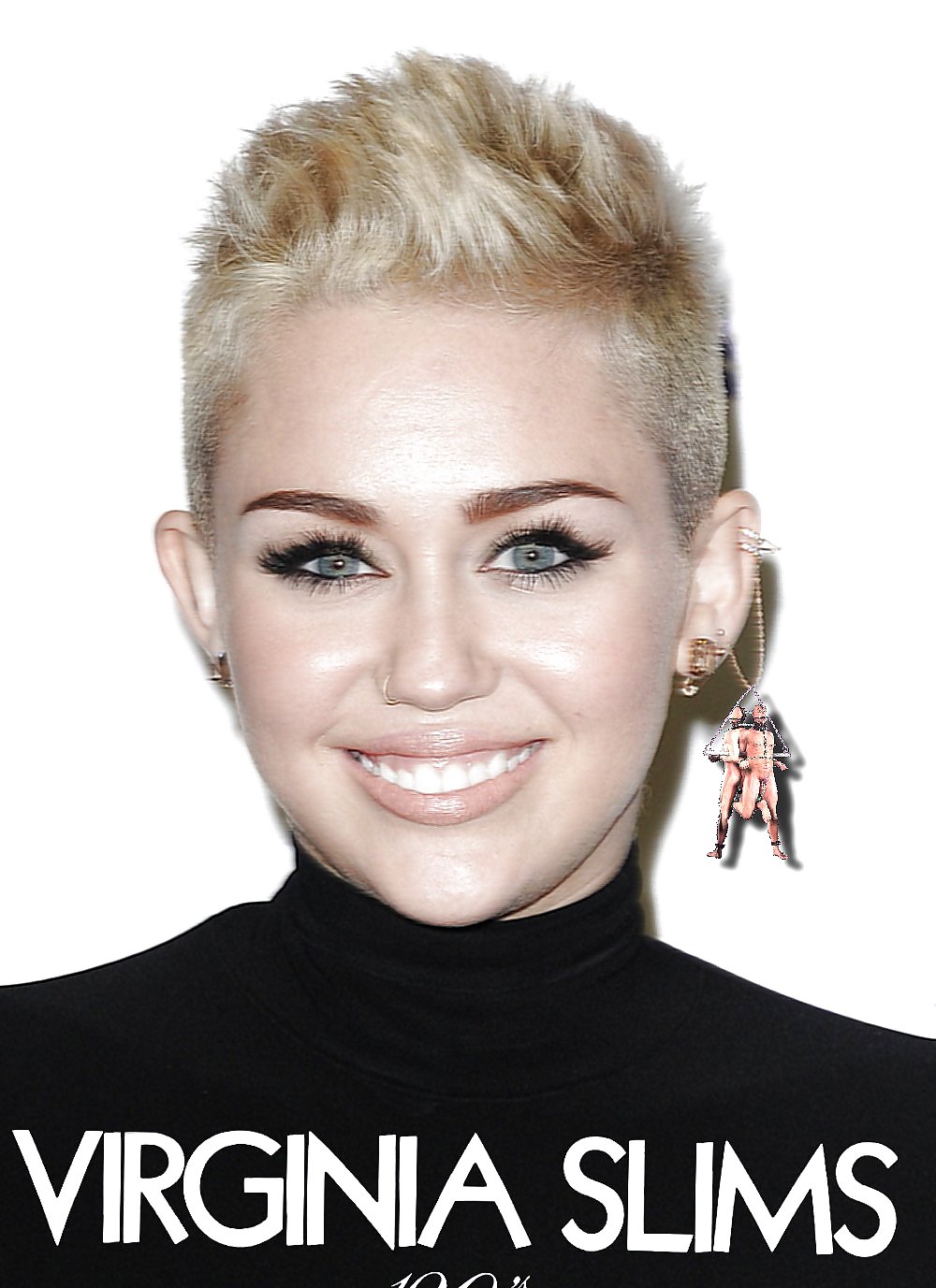 Riesin Miley Trägt Ihre Sklaven Als Schmuck #36600542