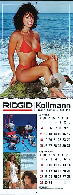 Vintage Ridgid Kalender Mädchen #27755126