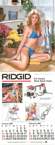 Vintage Ridgid Calendar Girls #27755130