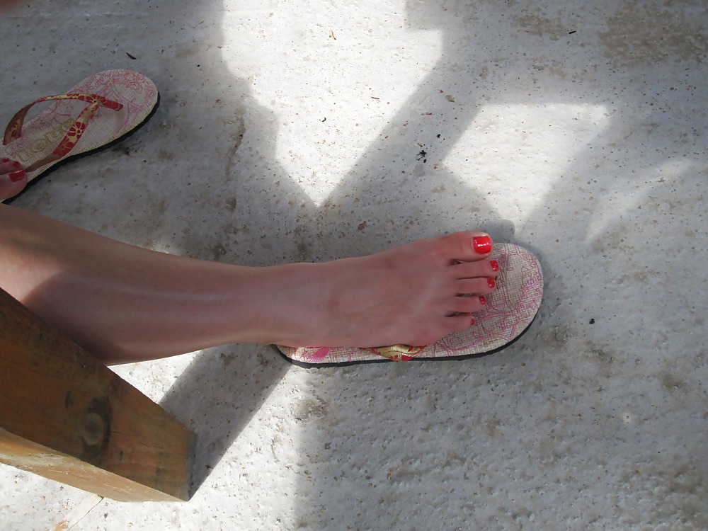 Milf feet and flip-flops #24527824