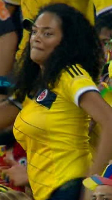 ワールドカップ14の試合で踊るコロンブスのバストアップ乳首
 #31054288