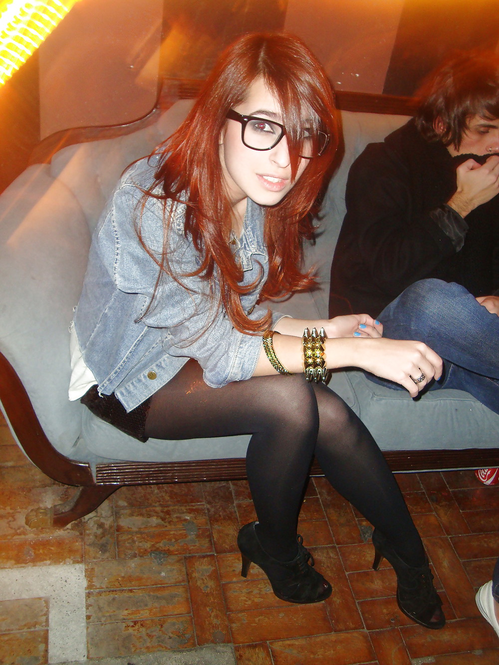 Hot teen redhead hipster in collant collant
 #25309505