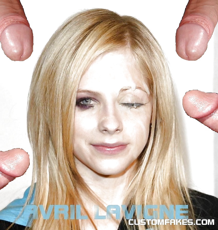 Avril Lavigne cumshots & bukkake Part 2 #27411505