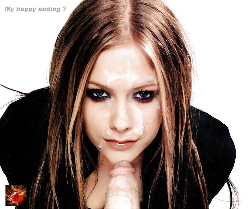 Avril Lavigne cumshots & bukkake Part 2 #27411540