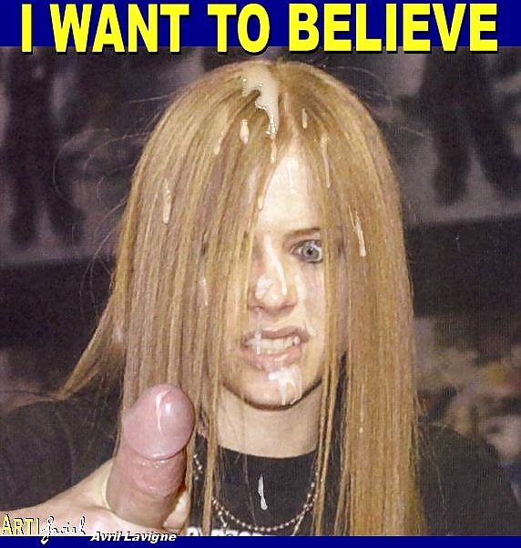 Avril Lavigne cumshots & bukkake Part 2 #27411617