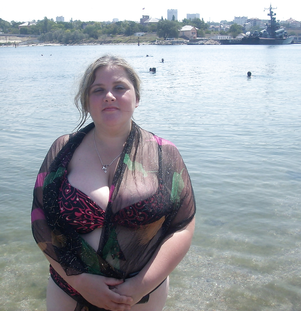 Chubby teen in swimsuit #25885198