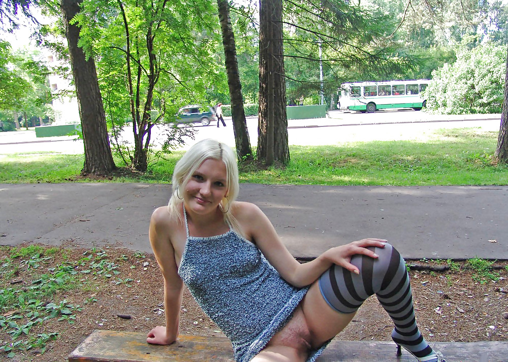 Sluts upskirt and nude on benches #35802773
