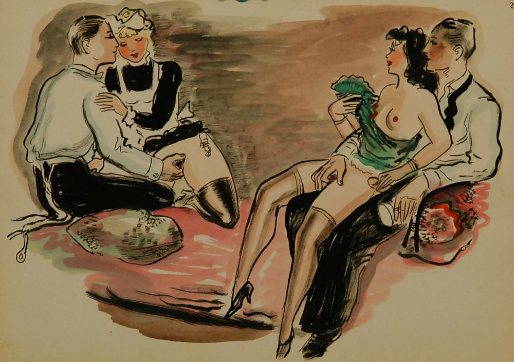 Vintage Erotic Drawings 24 #30325210