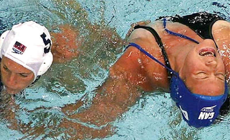 Nipslip At Waterpolo Olympics by Voyeur TROC #34592236