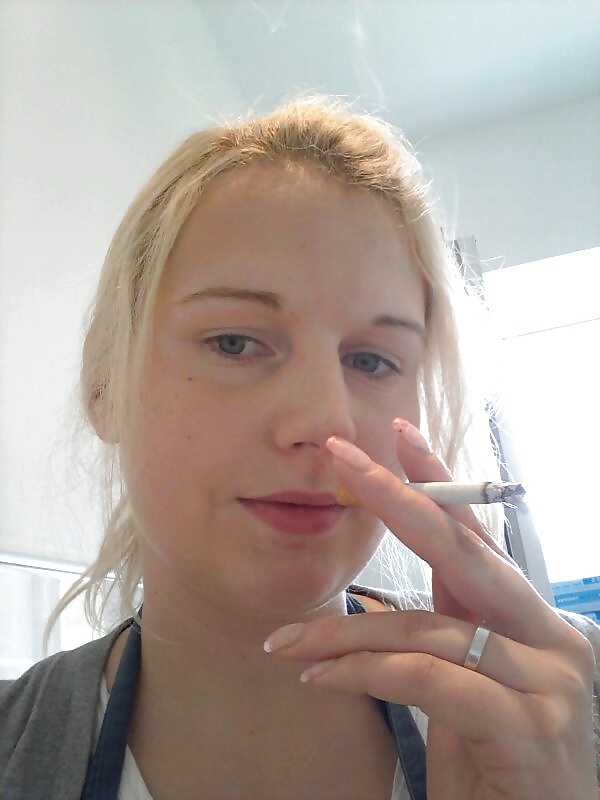 Horny smoking ladies