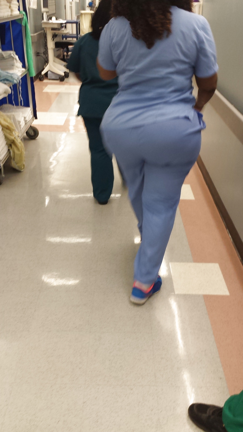 Bbw ebony nurse with big booty #35901756