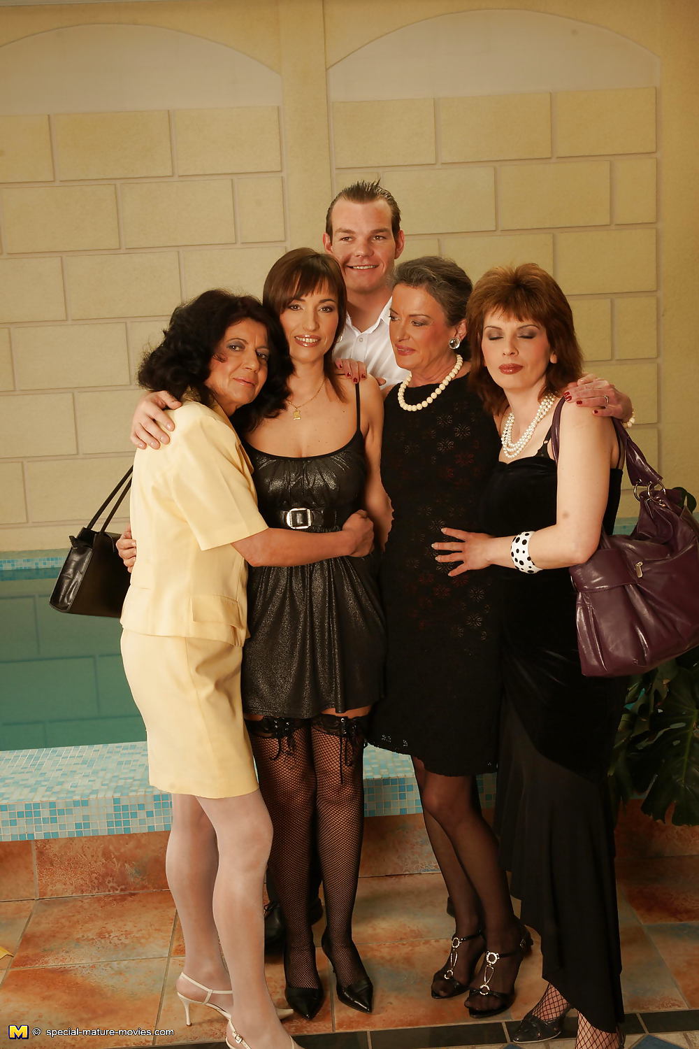 Just 1 Son Fucks 4 Mature Moms PART 1 #23567000