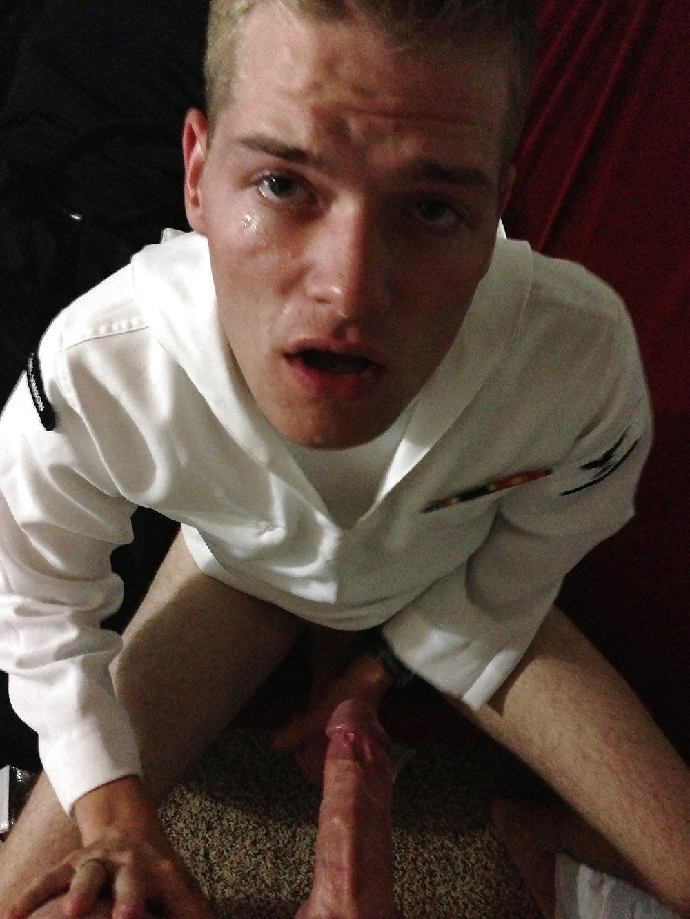 Boy1: Young Twink Sailor Cocksucker in His Whites #24718334