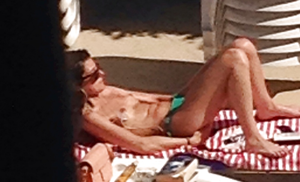 Hot English girl poolside