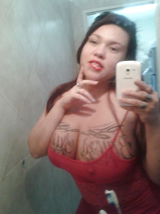 Sexy BBW tatooed with huge boobs from Argentina part 2 #33034697
