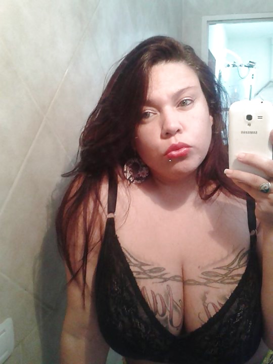 Sexy BBW tatooed with huge boobs from Argentina part 2 #33034705