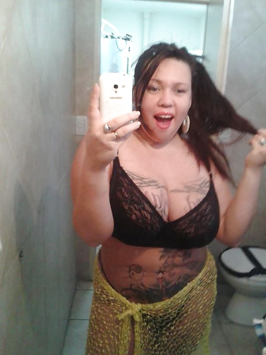 Sexy BBW tatooed with huge boobs from Argentina part 2 #33034712